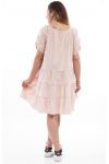 DE GRAN TAMAÑO VESTIDO DE GT1099 ROSA