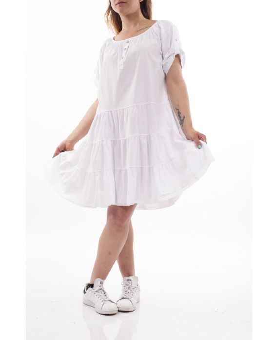 GRANDE TAILLE ROBE GT1099 BLANC