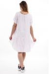 GRANDE TAILLE ROBE GT1099 BLANC