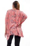 GRANDE TAILLE TUNIQUE IMPRIMEE GT1086 CORAIL