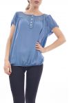 LACE TOP S9245 BLAUW