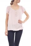 TOP de ENCAJE S9245 ROSA