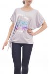 T-SHIRT DRUCKT S9235 GRAU