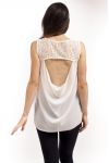 TOP POSTERIORE APERTO S9214 BIANCO