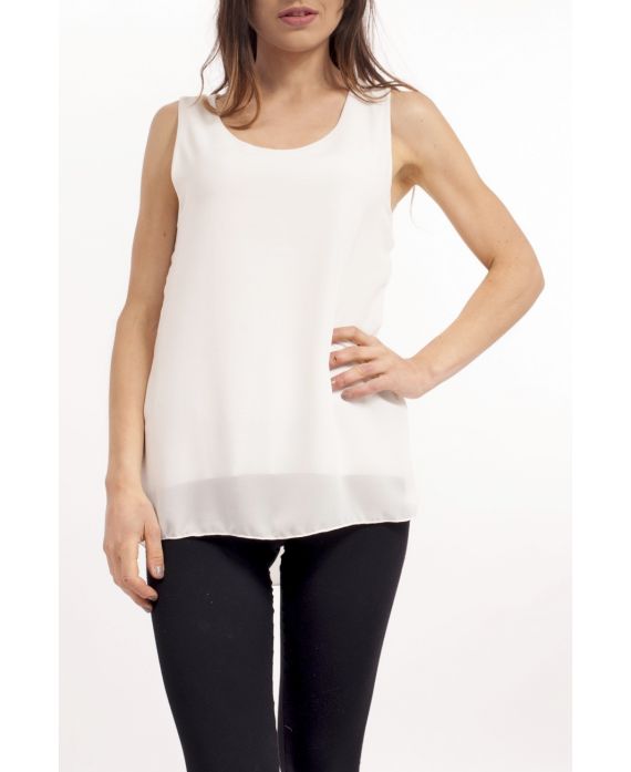 TOP POSTERIORE APERTO S9214 BIANCO