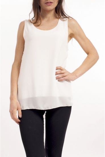 TOP POSTERIORE APERTO S9214 BIANCO