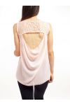 TOP POSTERIORE APERTO S9214 ROSA