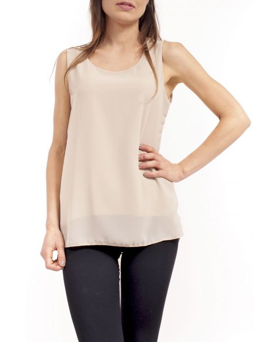 TOP POSTERIORE APERTO S9214 BEIGE