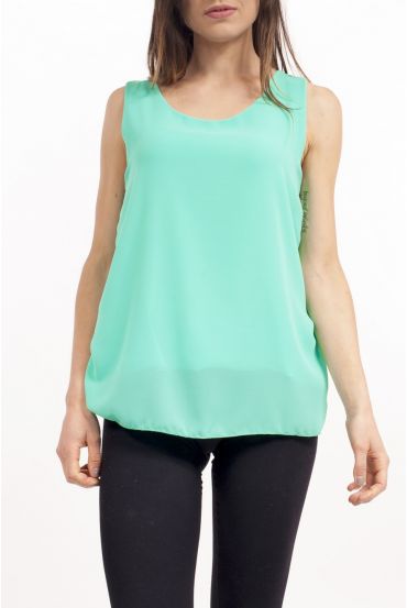 TOP OFFENER RÜCKEN S9214 PASTELL GRÜN