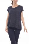 T-SHIRT BRODERIE S9223 NOIR