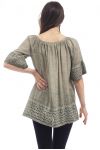 TUNIC LACE S9244 MILITARY GREEN