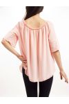 TOP CORTO in PIZZO S9238 ROSA