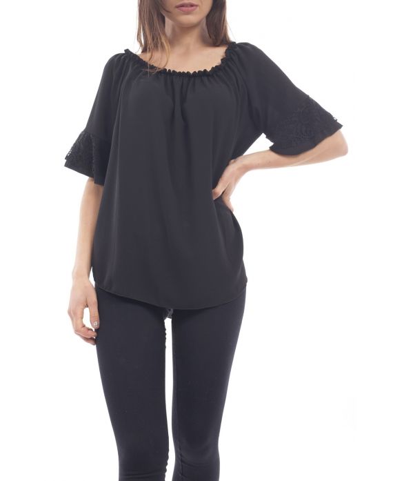 TOP LACE S9238 BLACK