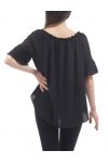 TOP CORTO in PIZZO S9238 NERO