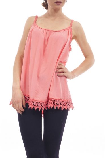TOP BRACES LACE S9220 CORAL