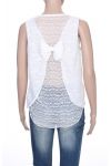 TOP DENTELLE S9251 BLANC