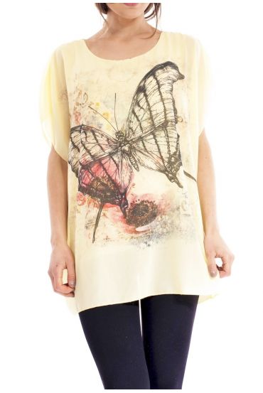 TOP BUTTERFLY C4012 YELLOW