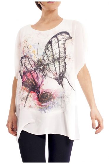 La parte SUPERIOR de la MARIPOSA C4012 BLANCO