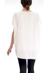 TOP PAPILLON C4012 BLANC