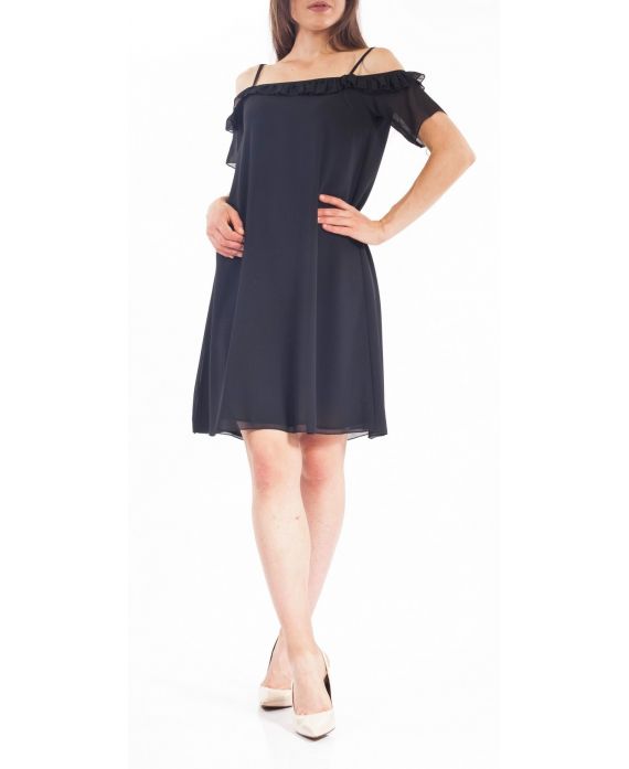 KLEID FLAMENCO S9292 SCHWARZ
