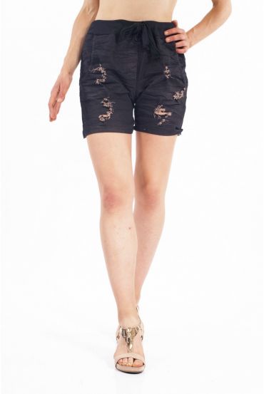 SHORTS VERNIETIGEN 2 ZAKKEN S9256 ZWART