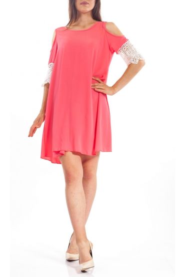 ROBE EPAULES DENUDEES S9285 CORAIL