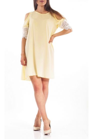 JURK SCHOUDERS DENUDEES S9285 GEEL