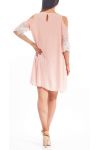 ROBE EPAULES DENUDEES S9285 ROSE