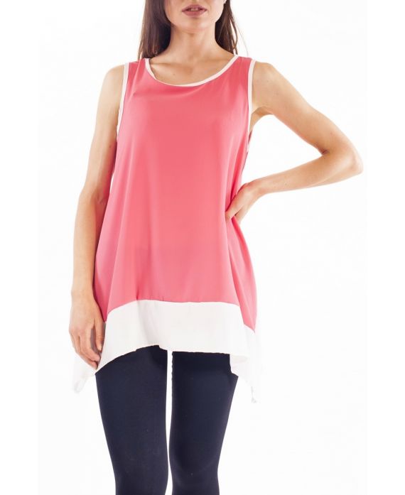 TOP BICOLORE S9261 CORAL