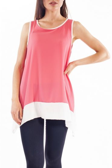 TOP BICOLORE S9261 CORAL