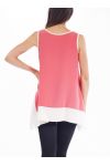 TOP BICOLORE S9261 CORAL