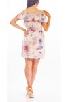 ROBE A FLEURS S9291 BEIGE