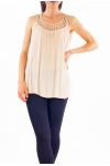 TOP MOOIE KRAAG S9299 BEIGE