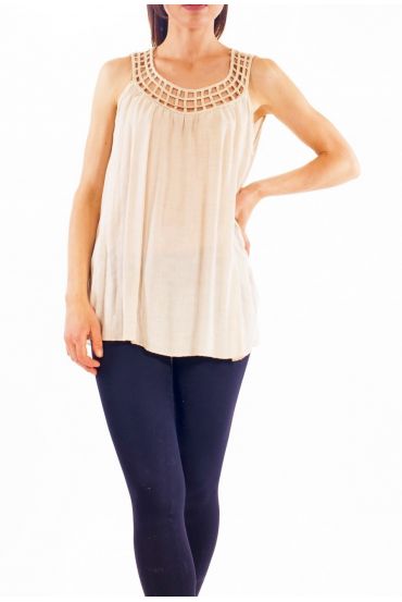 TOP MOOIE KRAAG S9299 BEIGE