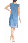 DRESS LUREX S9289 BLUE