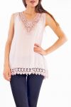 TOP GUIPURE S9314 ROSA