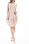DRESS S9215 BEIGE