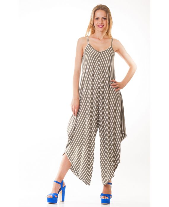 JUMPSUIT S9334 MILITARY GREEN