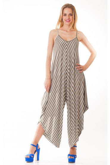 JUMPSUIT S9334 MILITARY GREEN