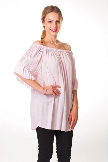 TUNIC S9347 ROSE