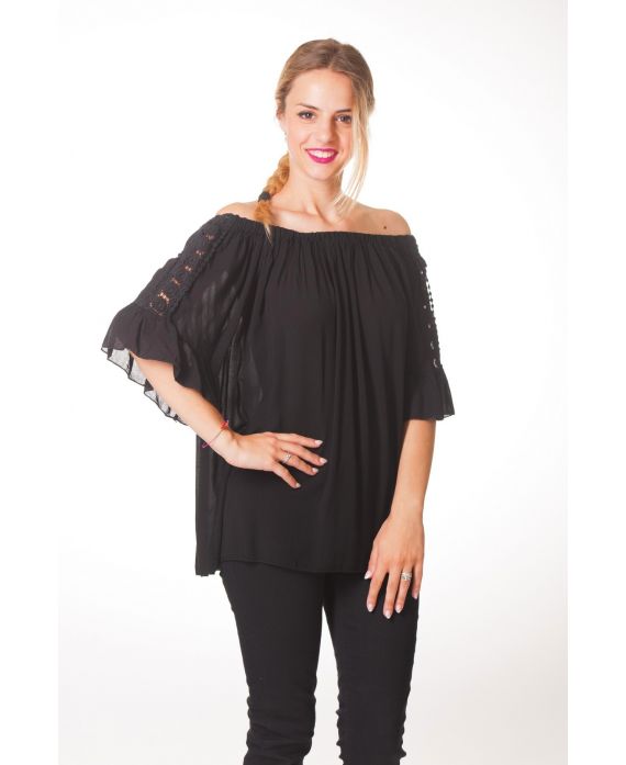 TUNIC S9347 BLACK