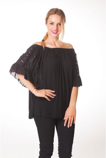 TUNIC S9347 BLACK