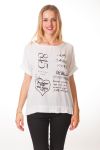 T-SHIRT di MODA S9368 BIANCO