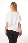 T-SHIRT di MODA S9368 BIANCO