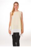 TOP bicolore S9261 GIALLO