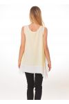 TOP bicolore S9261 GIALLO