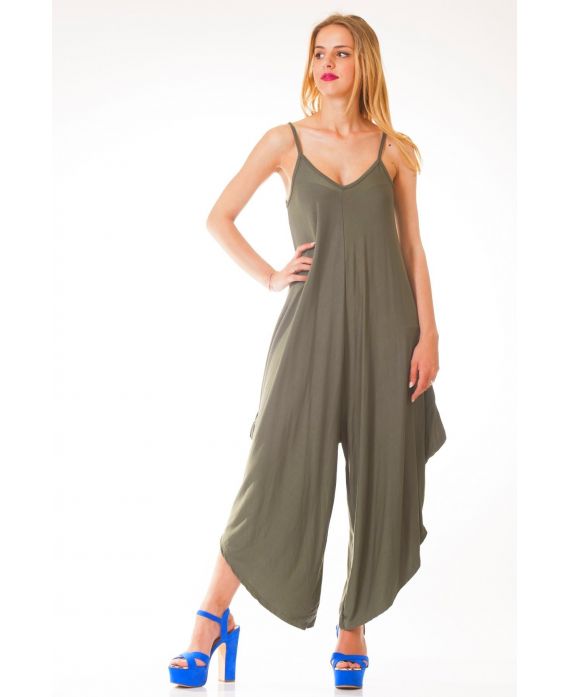 JUMPSUIT S9363 MILITARY GREEN