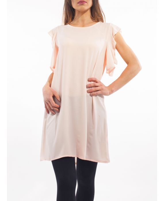 TUNIC BAR SHOULDERS S9135 ROSE