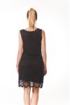 KLEID SPITZE S9327 SCHWARZ
