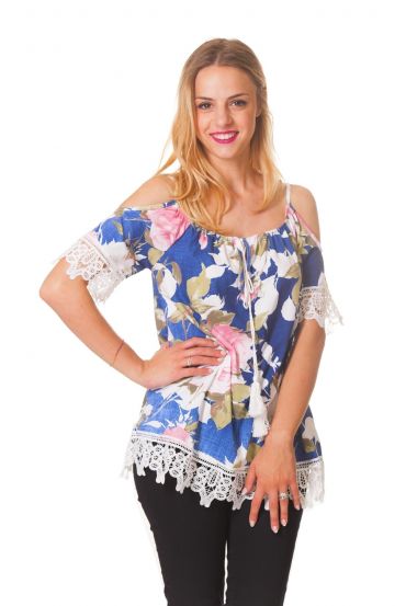 TOP BLUMEN S9352 BLAU